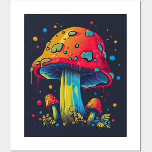 Midnight Toadstool Posters and Art